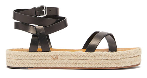 Melyz flatform leather espadrille sandals, Isabel Marant